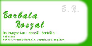 borbala noszal business card